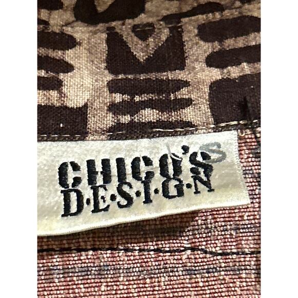 Chico’s Vintage Silk Linen Rayon Sleeveless Blouse - Picture 2 of 10